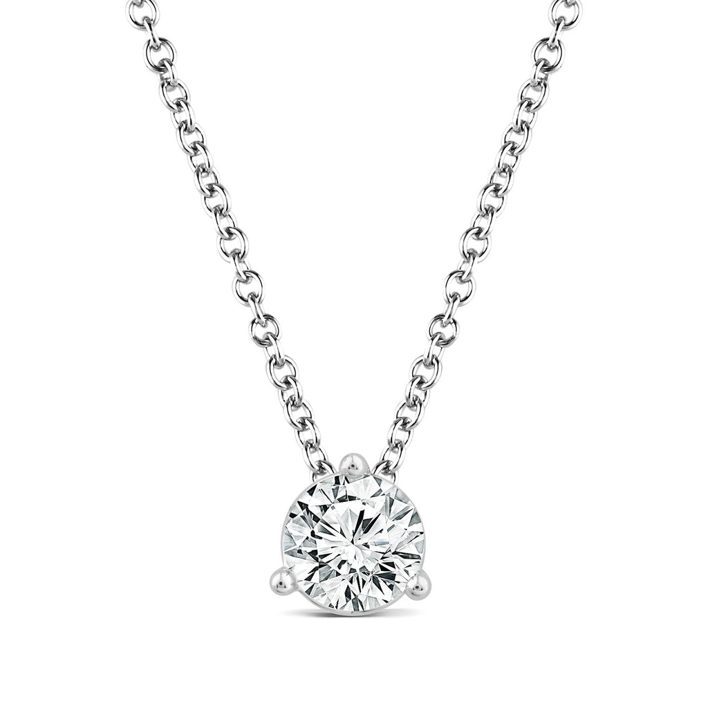 2.00ct Lab Grown Diamond Necklace in 18K White Gold - Penelope Kate