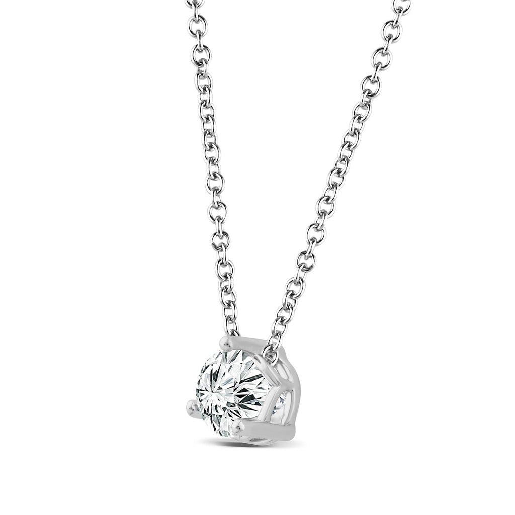 2.00ct Lab Grown Diamond Necklace in 18K White Gold - Penelope Kate