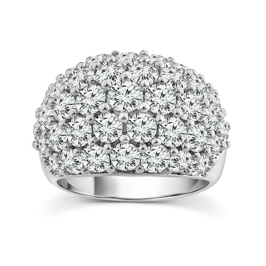 4.70ct Lab Grown Fashion Diamond Ring in 18K White Gold - Penelope Kate
