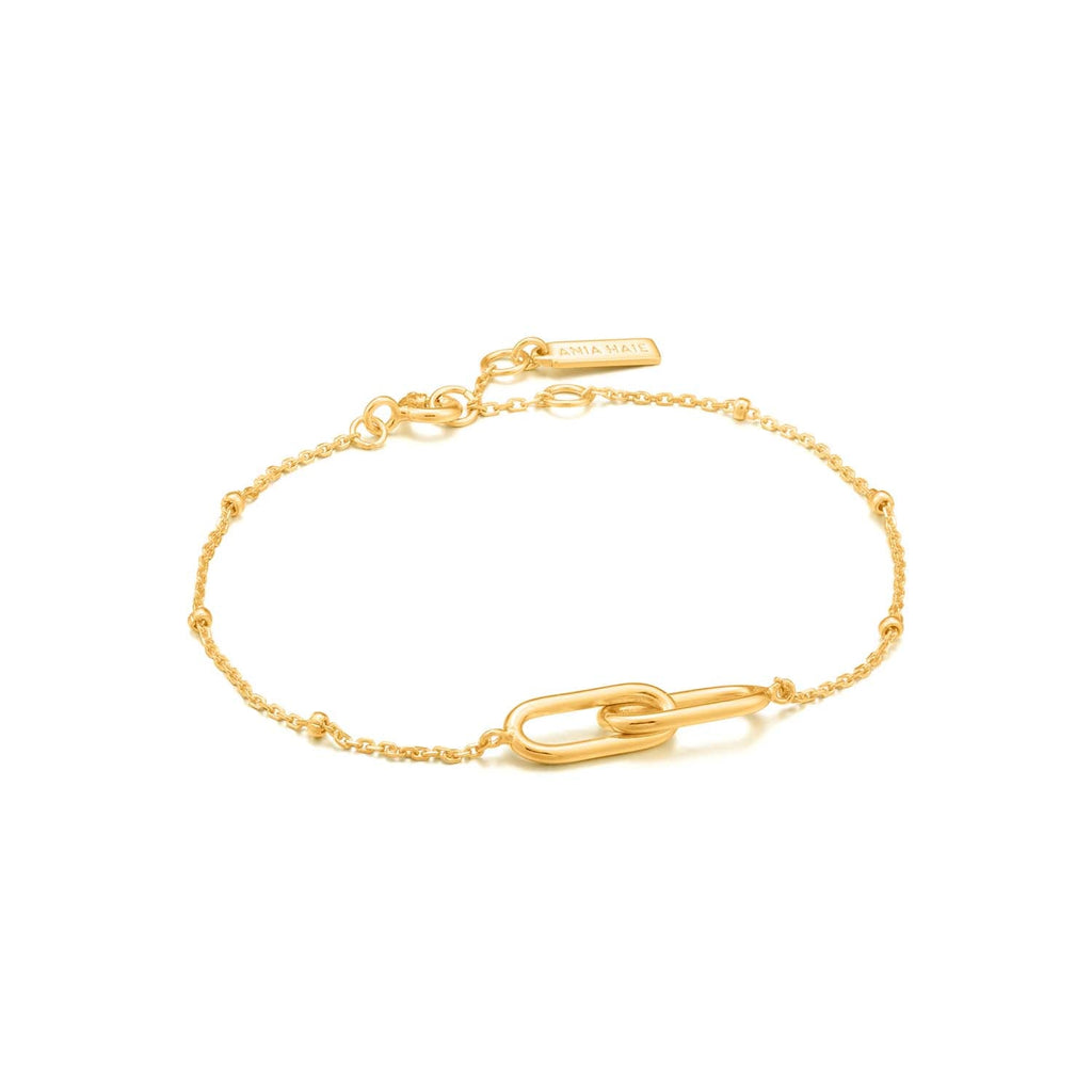 Ania Haie Beaded Chain Link Bracelet - Gold - Penelope Kate