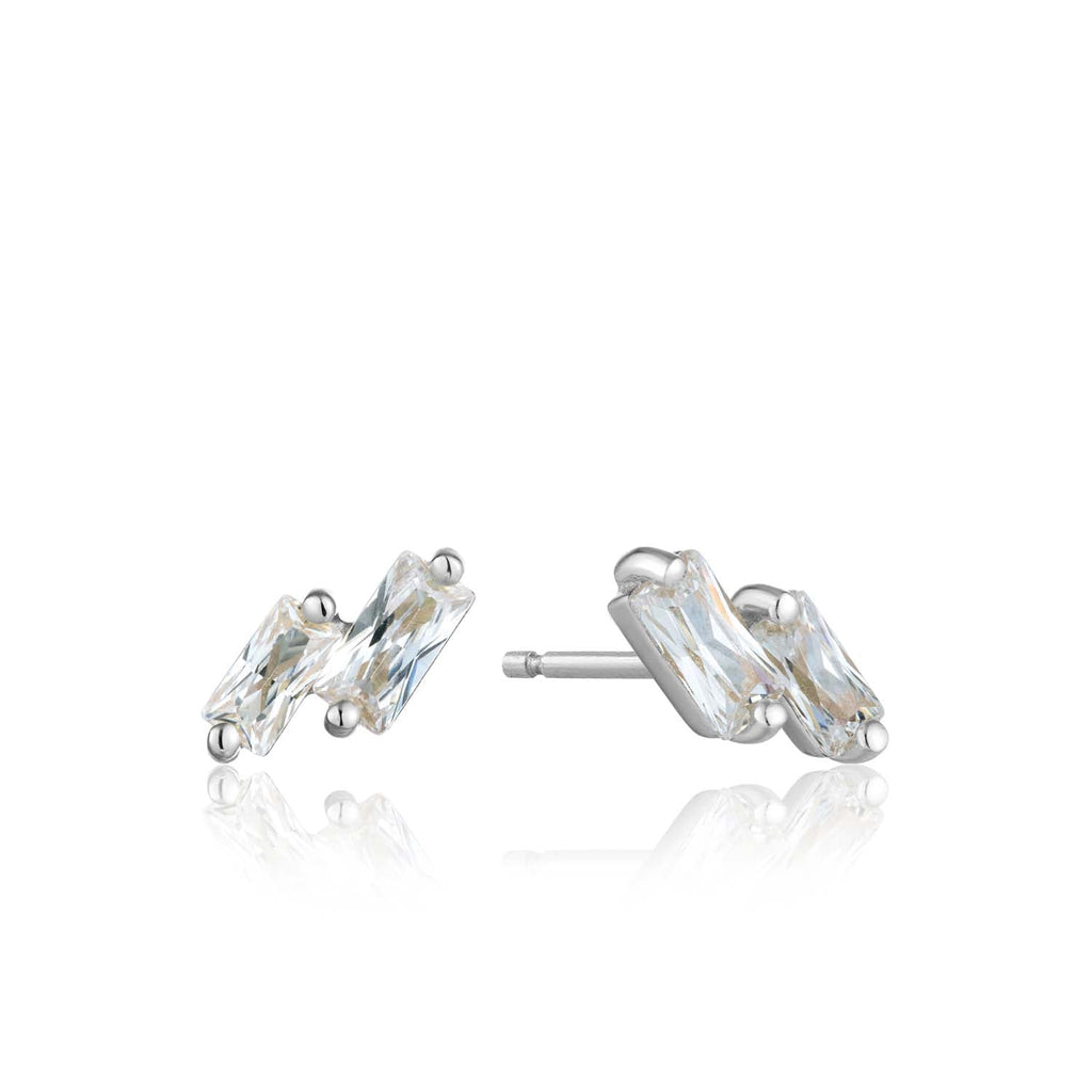 Ania Haie Glow Stud Earrings - Silver - Penelope Kate