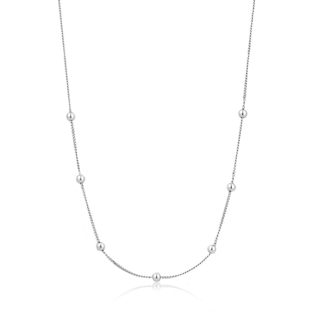 Ania Haie Modern Beaded Necklace - Silver - Penelope Kate