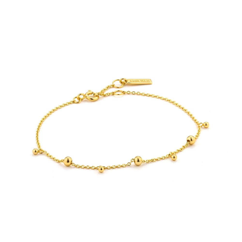 Ania Haie Modern Drop Balls Bracelet - Gold - Penelope Kate