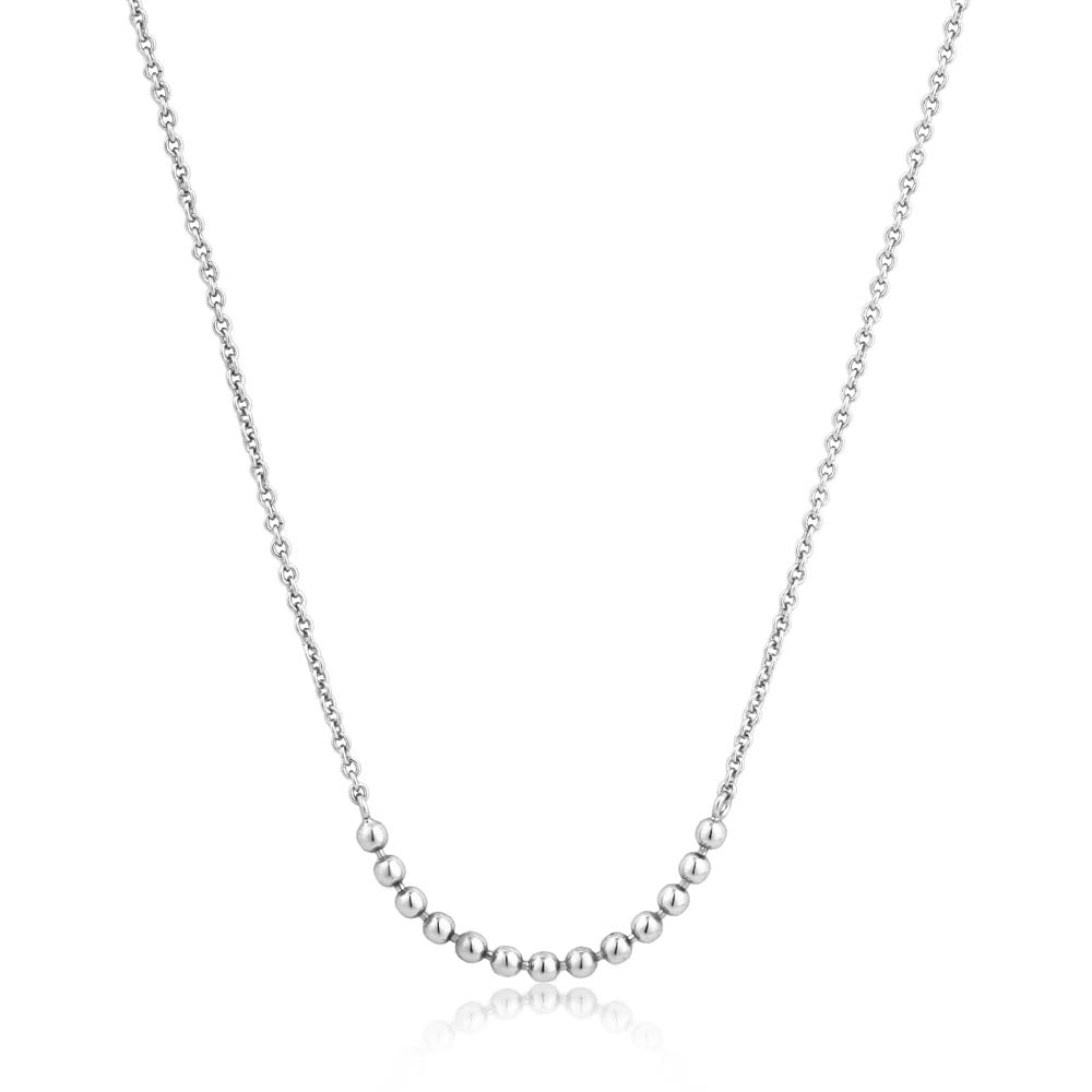 Ania Haie Modern Multiple Balls Necklace - Silver - Penelope Kate