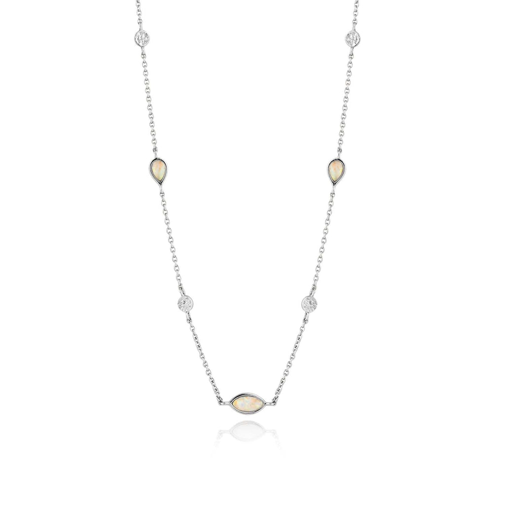 Ania Haie Opal Colour Necklace - Silver - Penelope Kate