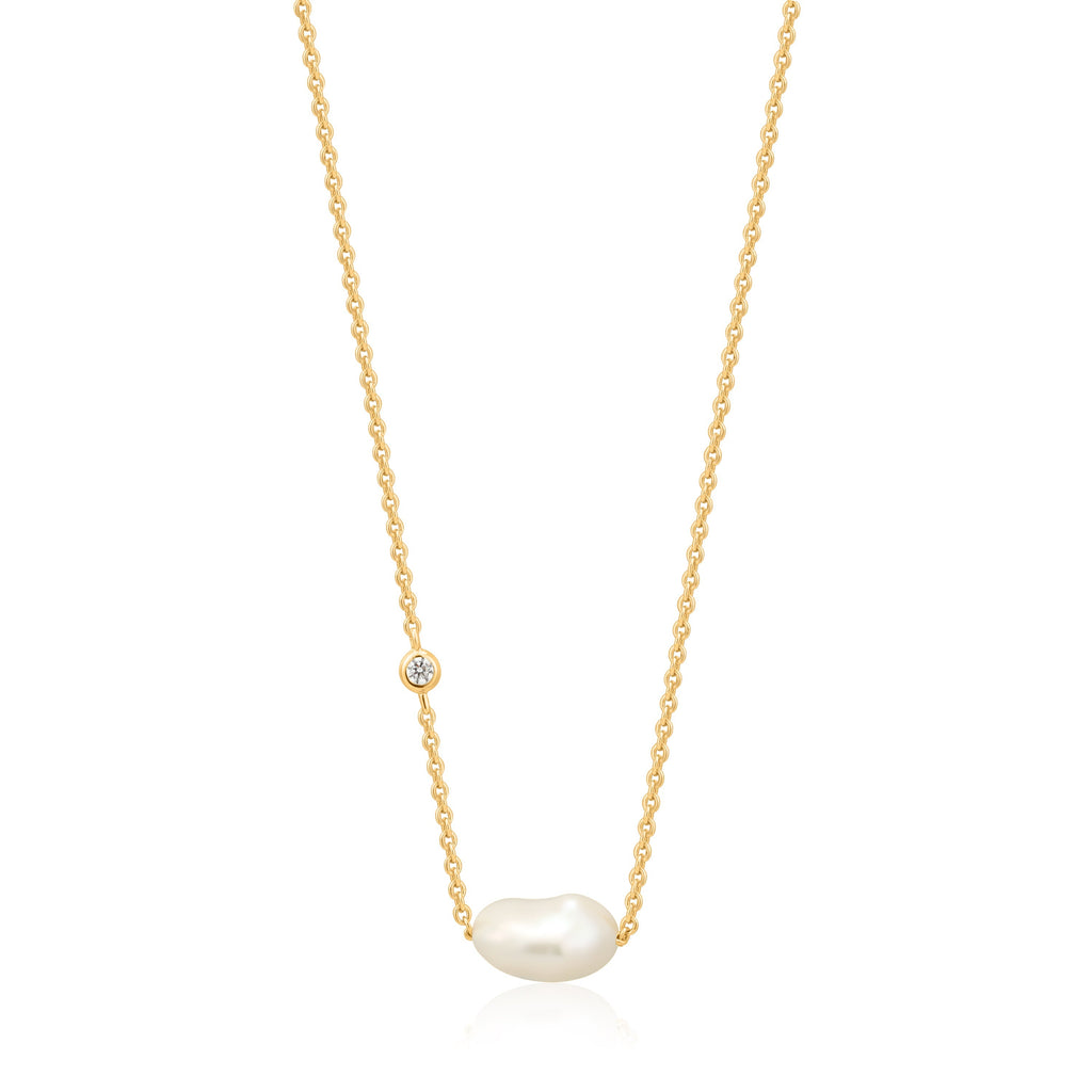 Ania Haie Pearl Necklace Gold - Penelope Kate