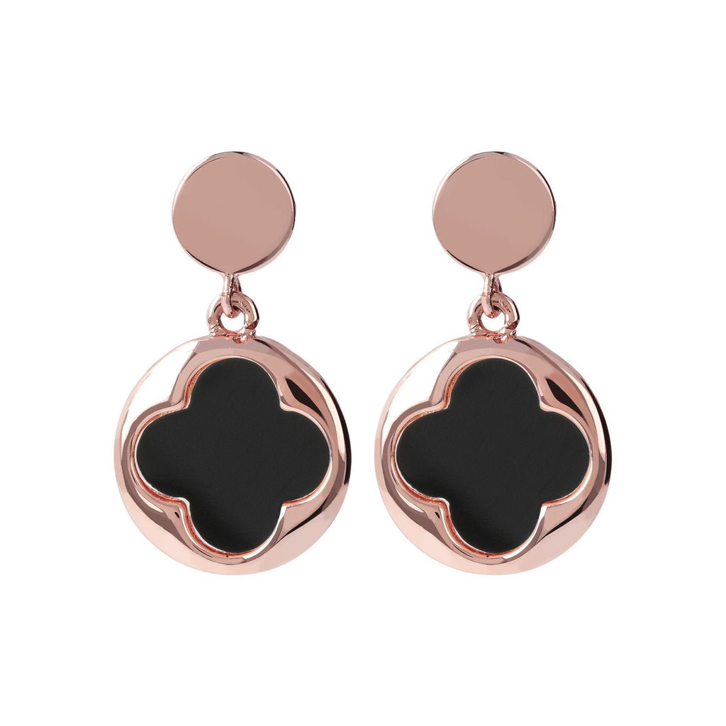 Bronzallure Four-Leaf Clover Dangle Earrings - Penelope Kate