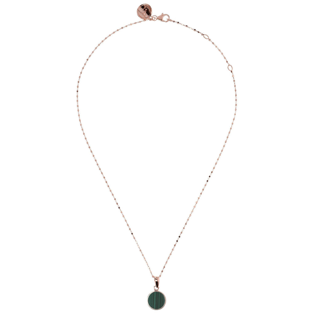 Bronzallure Small Disc Pendant Necklace - Penelope Kate