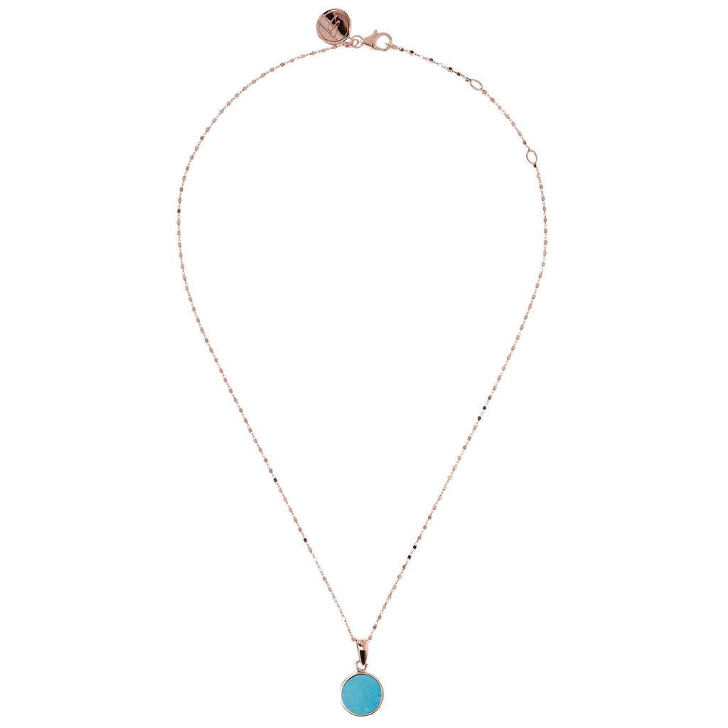 Bronzallure Small Disc Pendant Necklace - Penelope Kate