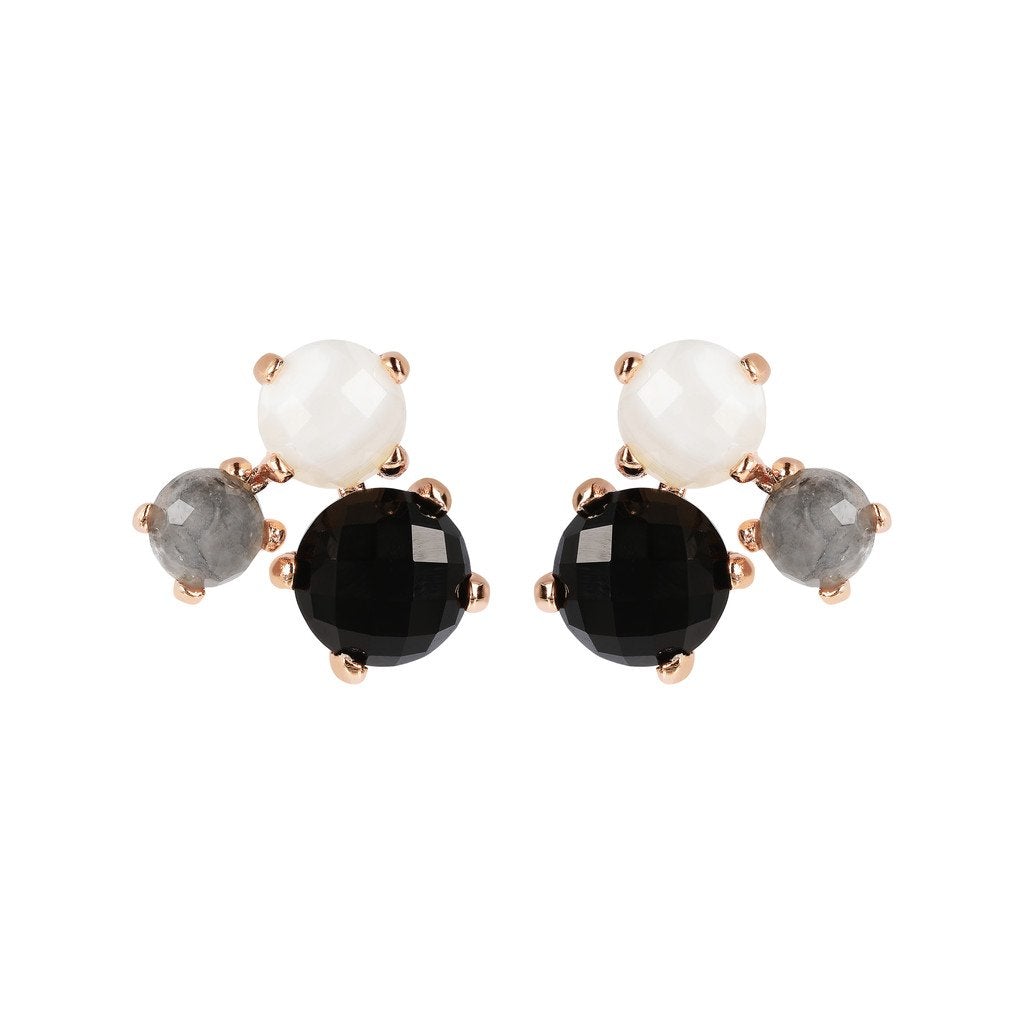 Bronzallure Trilogy Felicia Stud Earrings - Penelope Kate