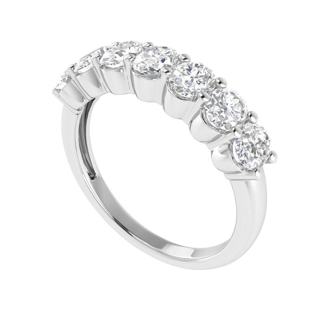 Diamond Fashion Ring with 1.26ct Diamonds in 18K White Gold - Penelope Kate