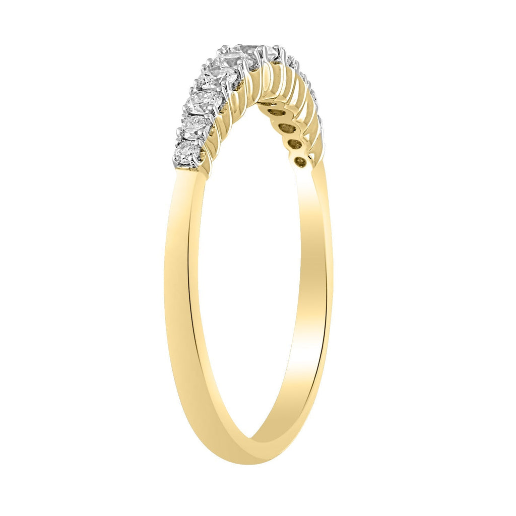 Diamond Ring with 0.33ct Diamonds in 9K Yellow Gold - Penelope Kate