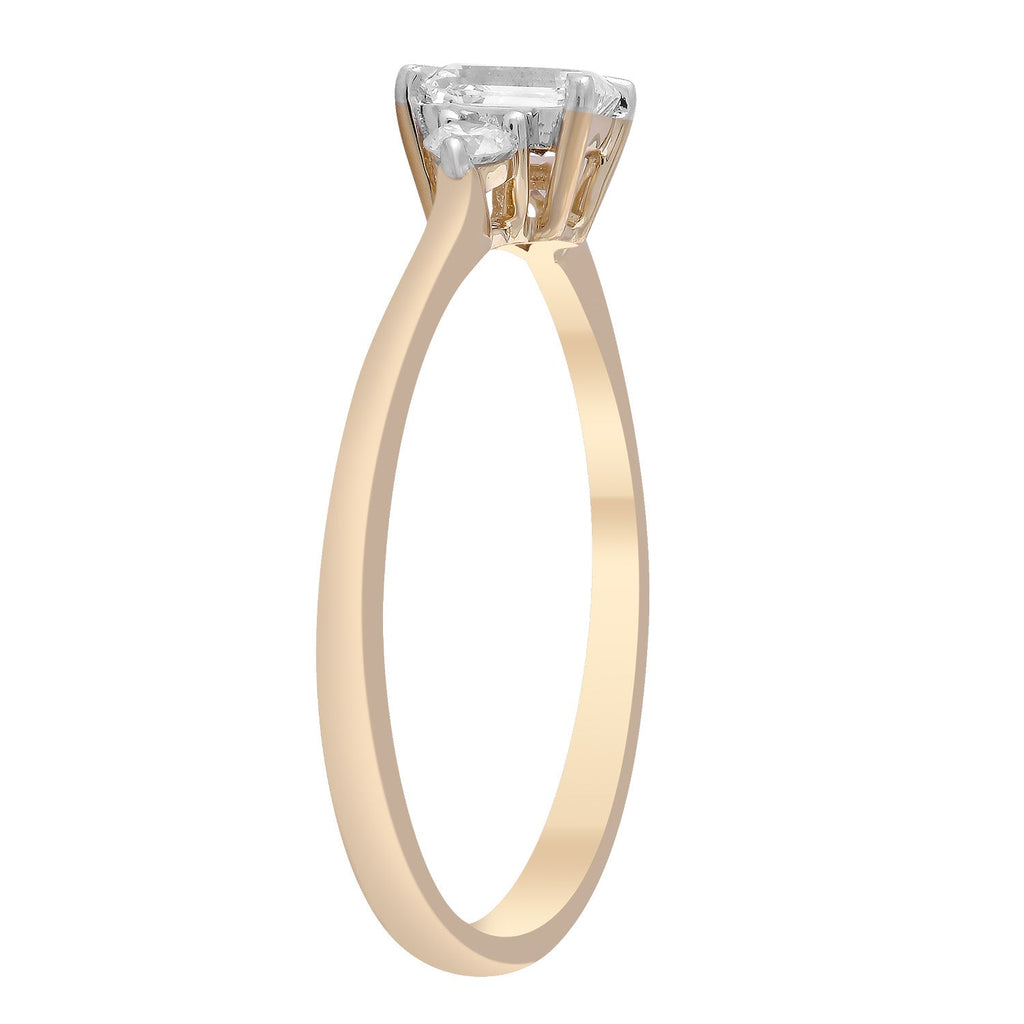 Diamond Ring with 0.50ct Diamonds in 9K Yellow Gold - Penelope Kate