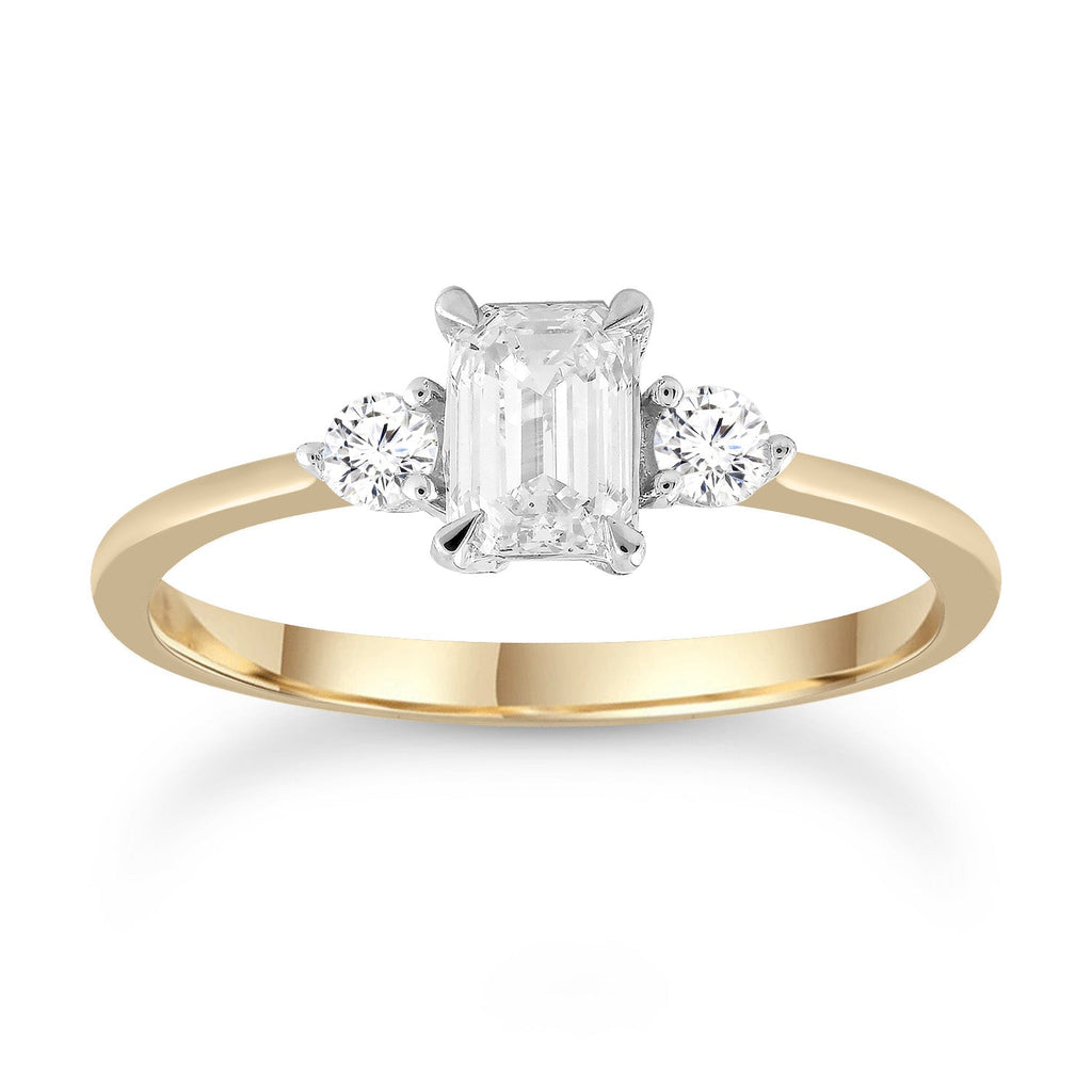 Diamond Ring with 0.50ct Diamonds in 9K Yellow Gold - Penelope Kate