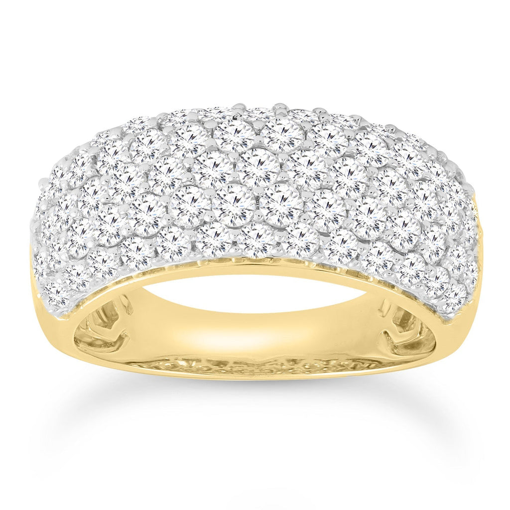 Diamond Ring with 2.00ct Diamonds in 18K Yellow Gold - Penelope Kate