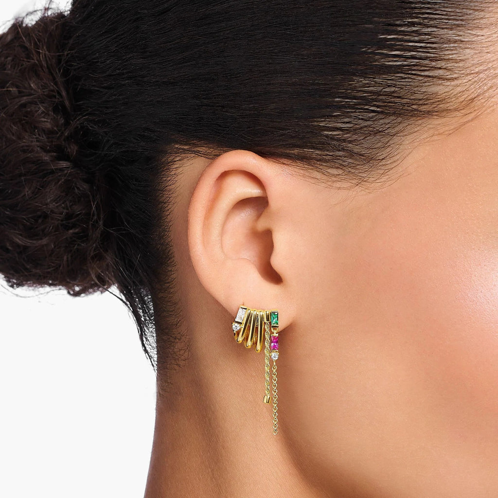 THOMAS SABO Antique Gold Ear Climbers - Penelope Kate