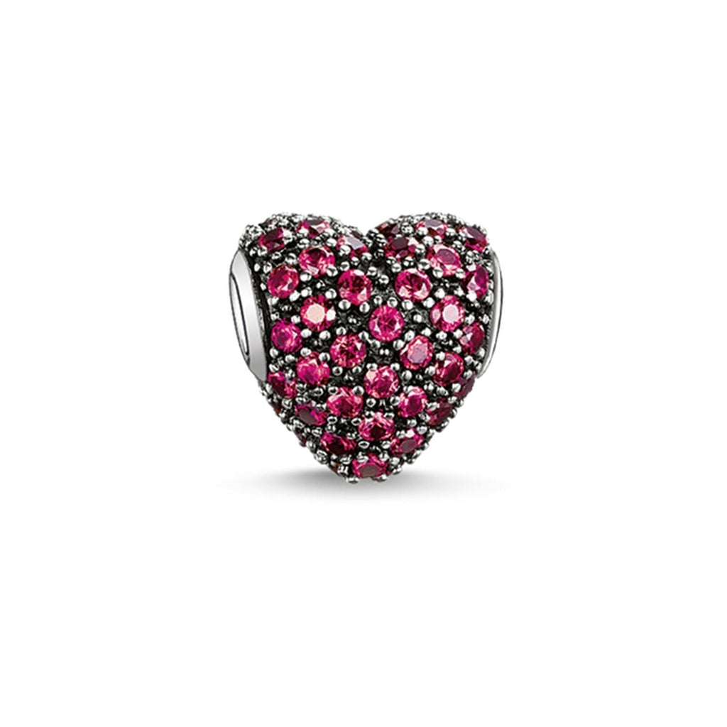 Thomas Sabo Bead "Red Pave Heart" - Penelope Kate