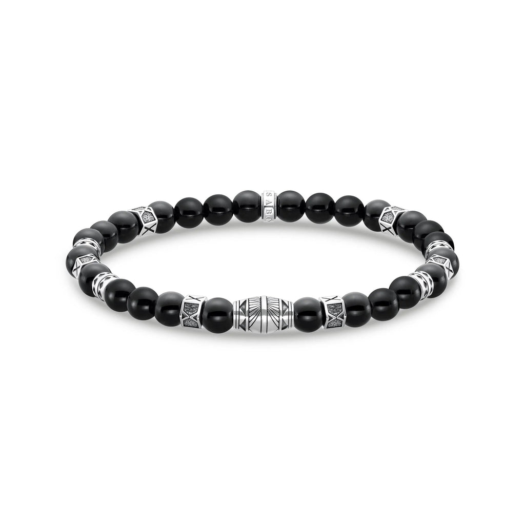 THOMAS SABO Black Bead Elements Bracelet - Penelope Kate