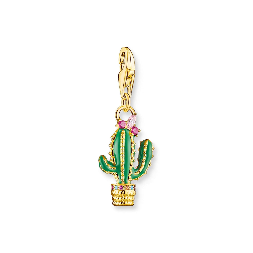 THOMAS SABO Charm Pendant Cactus Gold - Penelope Kate