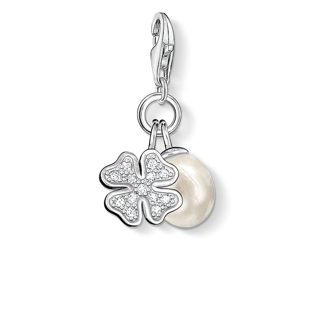 Thomas Sabo Charm Pendant "Cloverleaf With Pearl" - Penelope Kate