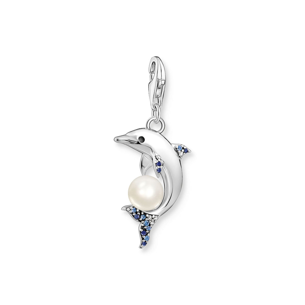 Thomas Sabo Charm pendant dolphin with pearl silver - Penelope Kate