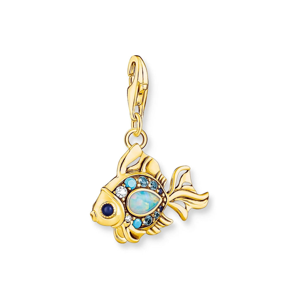 THOMAS SABO Charm Pendant Fish Gold - Penelope Kate