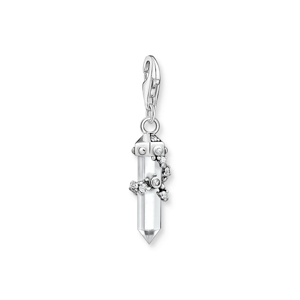 THOMAS SABO Charm pendant milky quartz silver - Penelope Kate