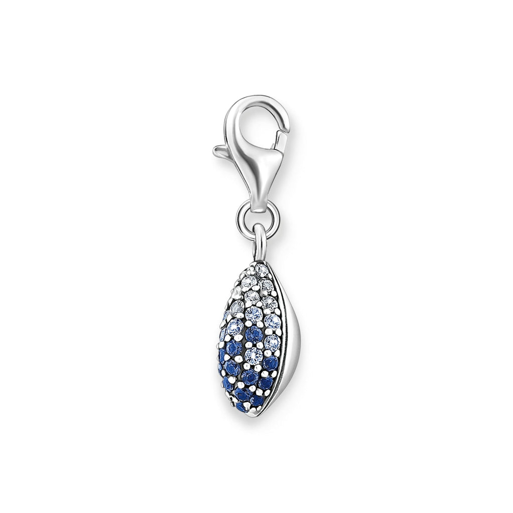 Thomas Sabo Charm pendant shell with blue stones silver - Penelope Kate