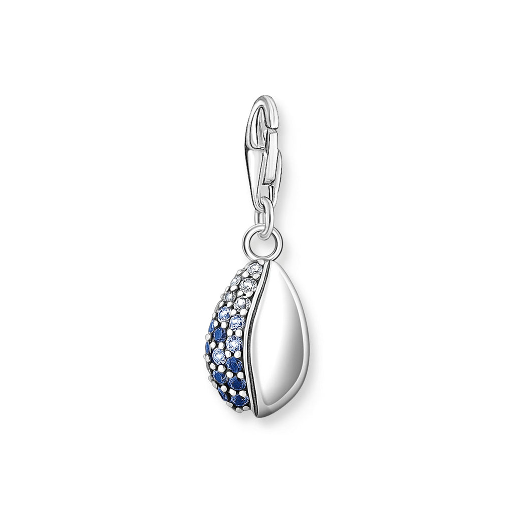 Thomas Sabo Charm pendant shell with blue stones silver - Penelope Kate