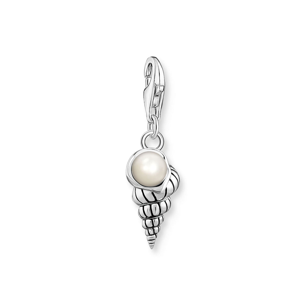 Thomas Sabo Charm pendant shell with pearl silver - Penelope Kate