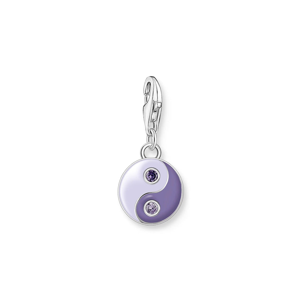 THOMAS SABO Charm Pendant Ying Yang Violet - Penelope Kate