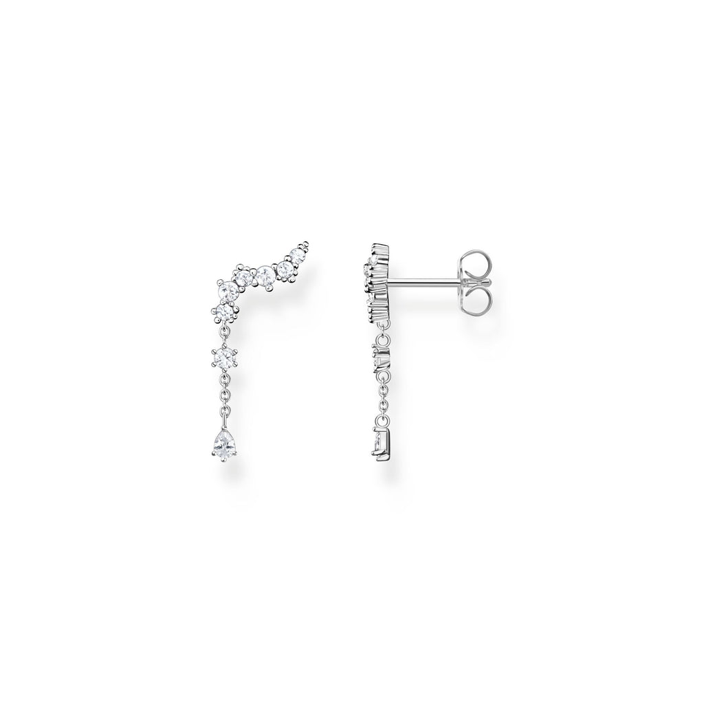 THOMAS SABO Ear climber ice crystals silver - Penelope Kate