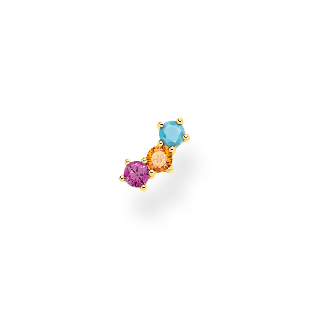 Thomas Sabo Ear Stud Colourful Stones (Single) - Penelope Kate