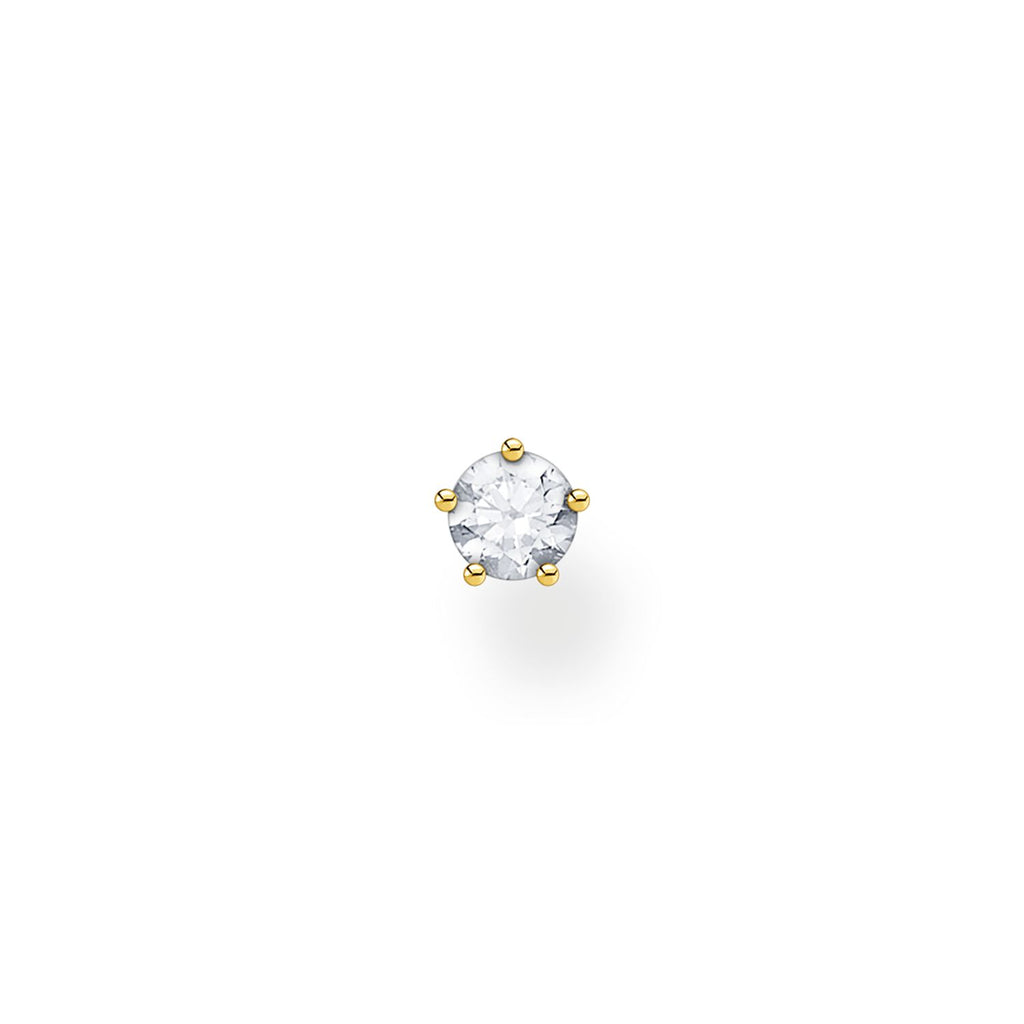 Thomas Sabo Ear Stud White Stone (Single) - Penelope Kate