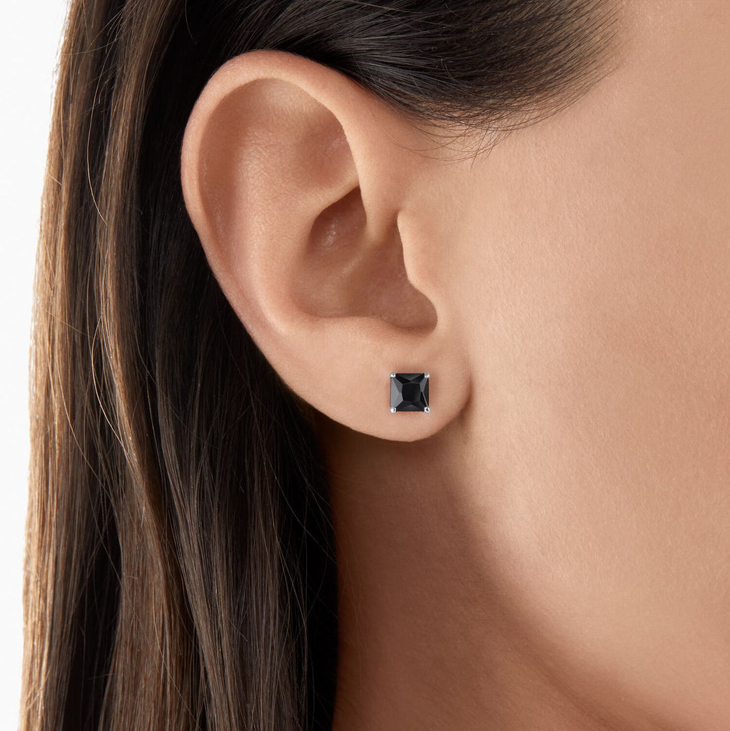 Thomas Sabo Ear Studs Black Stone Silver - Penelope Kate