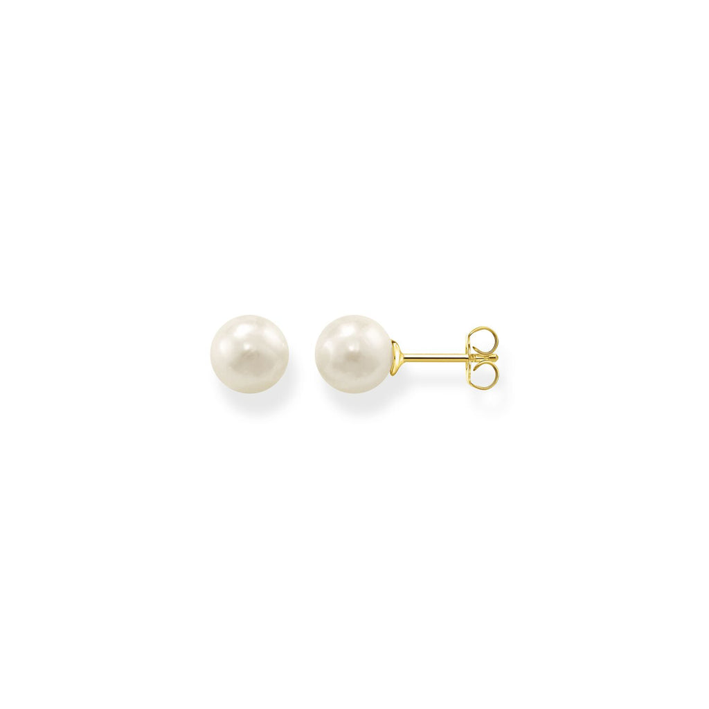 Thomas Sabo Ear Studs Pearl Gold - Penelope Kate