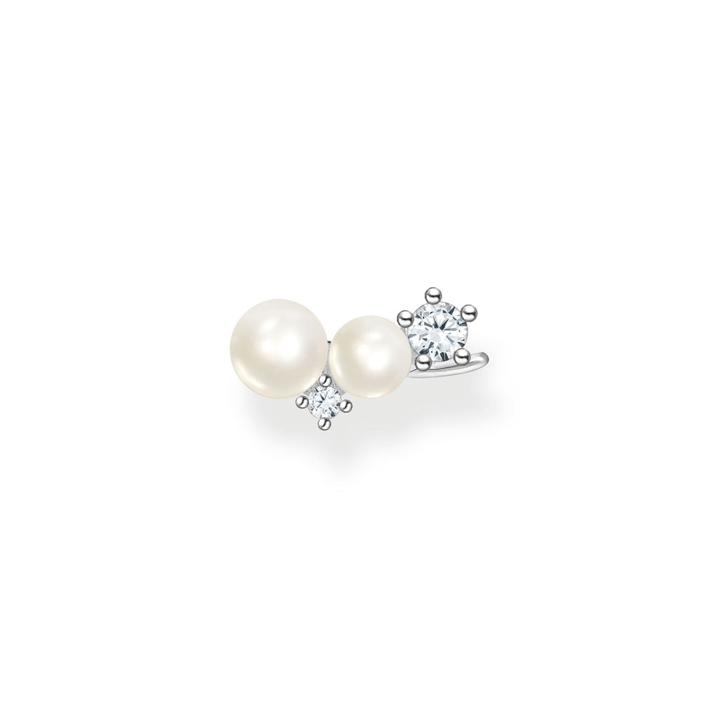 Thomas Sabo Ear studs pearls and white stones silver - Penelope Kate