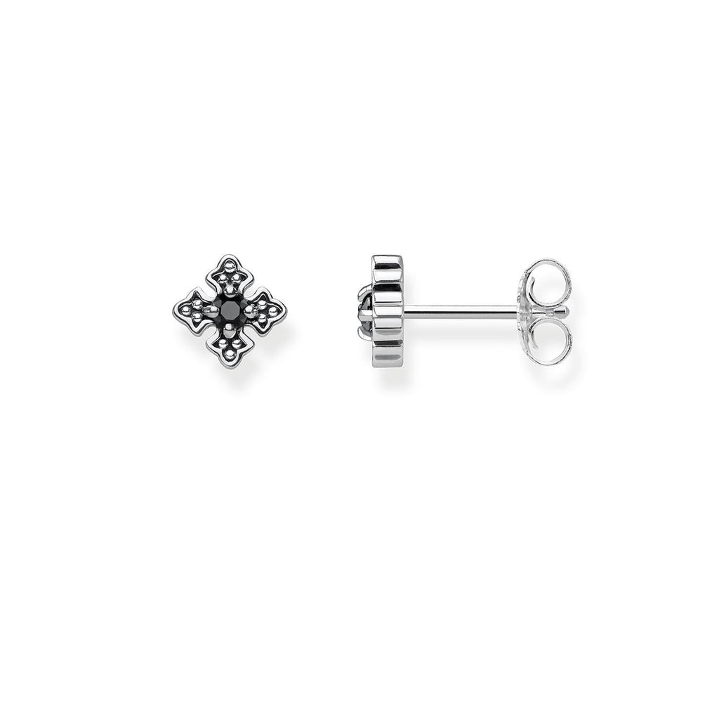 Thomas Sabo Ear Studs "Royalty Black Cross" - Penelope Kate