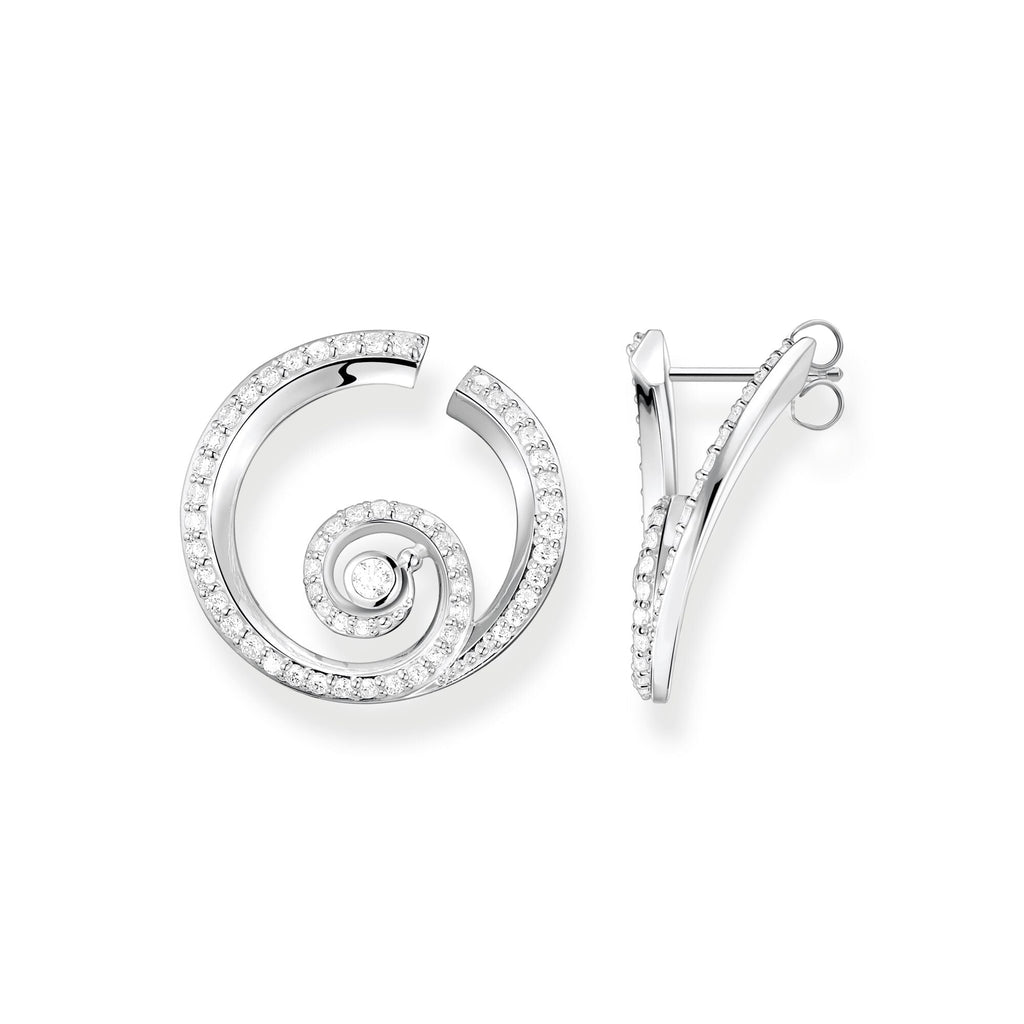 Thomas Sabo Ear studs wave with stones - Penelope Kate