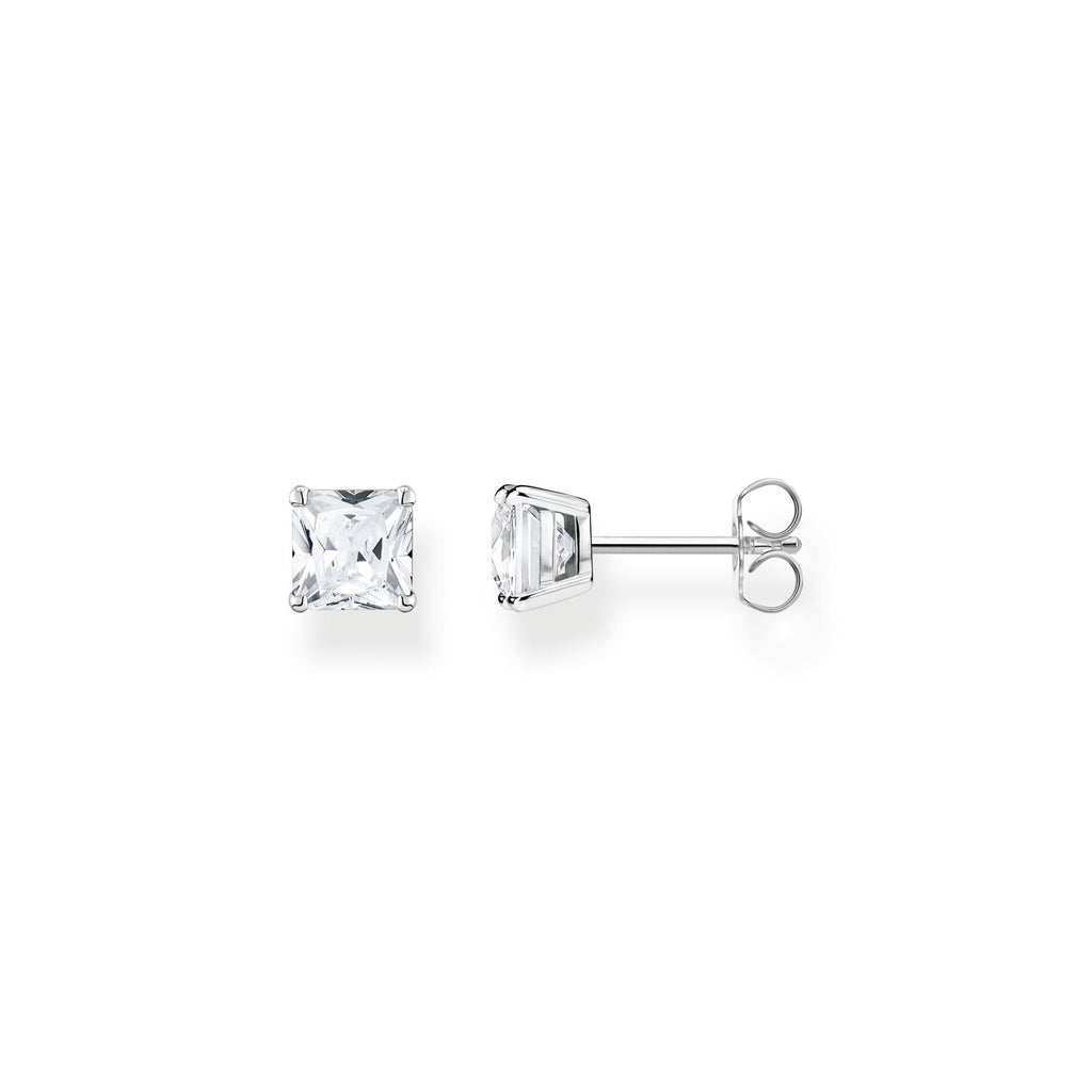 THOMAS SABO Ear studs white stone silver - Penelope Kate