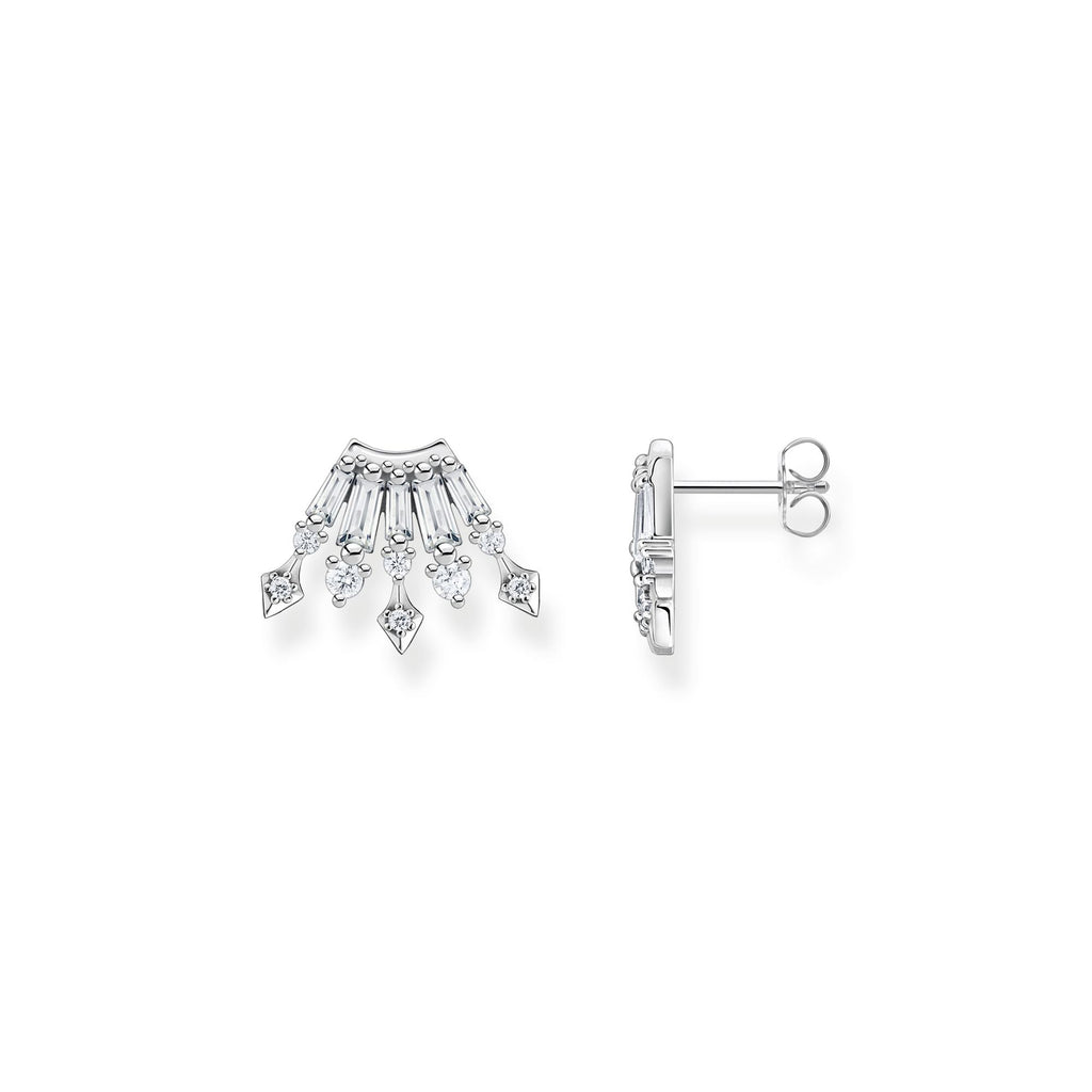 THOMAS SABO Ear studs with winter sun rays silver - Penelope Kate