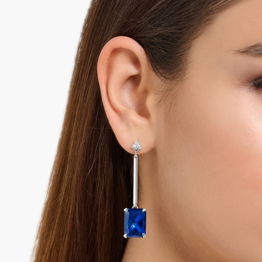 Thomas Sabo Earrings blue stone - Penelope Kate