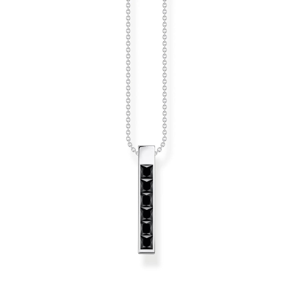 THOMAS SABO Heritage Black Bar Necklace - Penelope Kate