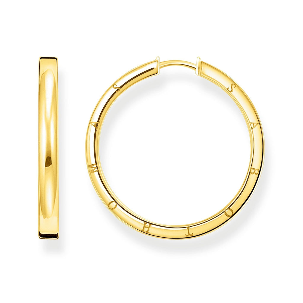 Thomas Sabo Hoop earrings large gold - Penelope Kate