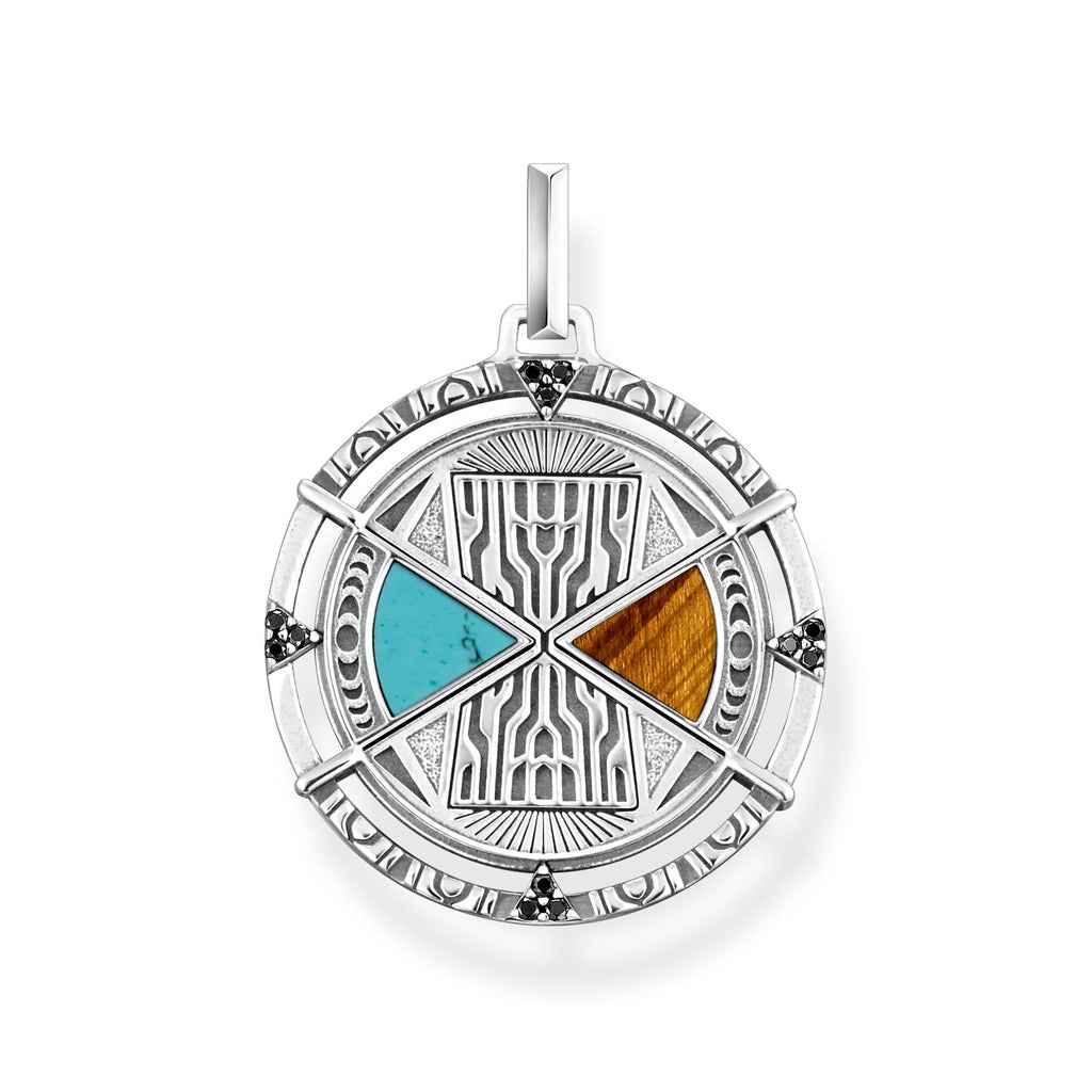 THOMAS SABO Lucky Charm Turquoise And Tiger's Eye Pendant - Penelope Kate