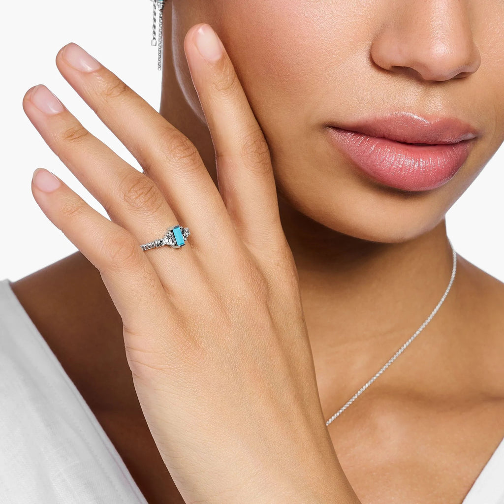 THOMAS SABO Mystic Turquoise Cocktail Ring - Penelope Kate