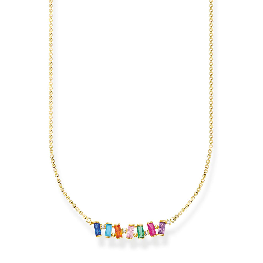 Thomas Sabo Necklace Colourful Stones Gold - Penelope Kate