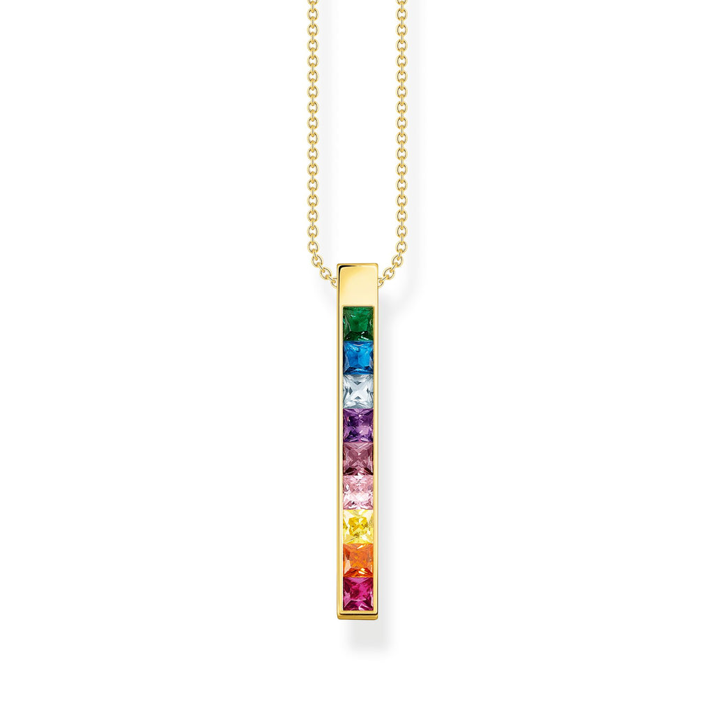 THOMAS SABO Necklace colourful stones gold - Penelope Kate