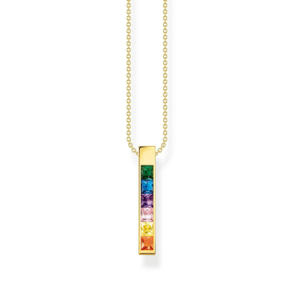 THOMAS SABO Necklace colourful stones gold - Penelope Kate