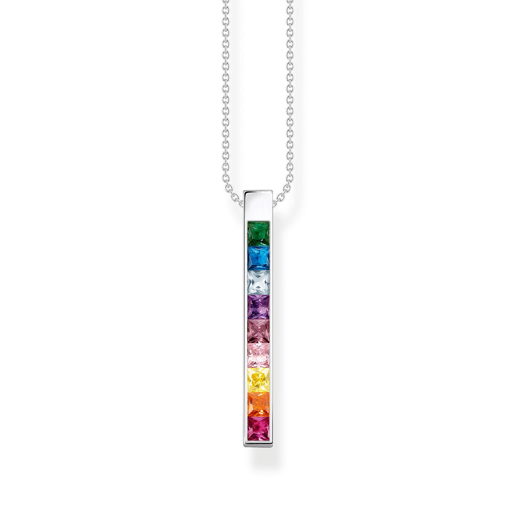 THOMAS SABO Necklace colourful stones silver - Penelope Kate